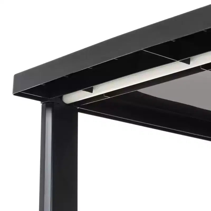 IRIS Commode de rangement large en plastique à 4 tiroirs Noir