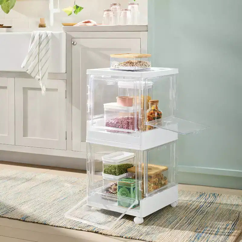 Cube pliable et empilable avec portes - Brightroom™