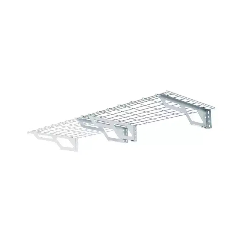 Atlas Shelving 2pk 2'x3' Wall Shelf Garage Storage Rack 400 lbs White