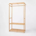 Bamboo Garment Rack with Shelving - Brightroom™