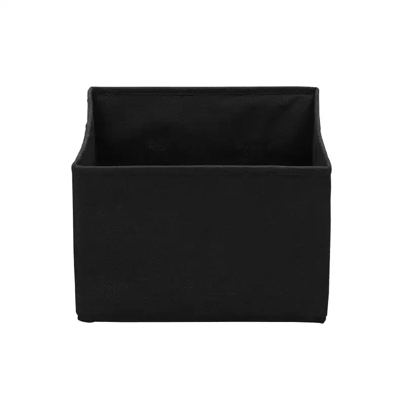Lot de 2 tiroirs étagères suspendues larges en lin noir Household Essentials : Organisateur de placard et solution de rangement suspendue