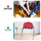 USTECH Porte-bagages chromé KD à monter soi-même
