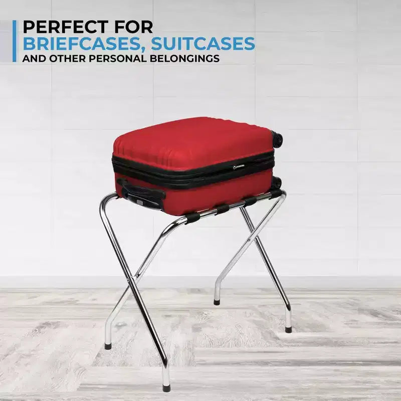 USTECH Porte-bagages chromé KD à monter soi-même