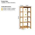 Trendfurn Arona Bibliothèque à 4 étagères