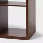 Étagère 8 compartiments 33 cm noyer - Brightroom™