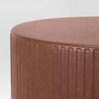 Table d'appoint géométrique Terrafab marron - Threshold™