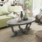 Table basse DH BASIC Farmhouse Vintage grise de 48 pouces par Denhour