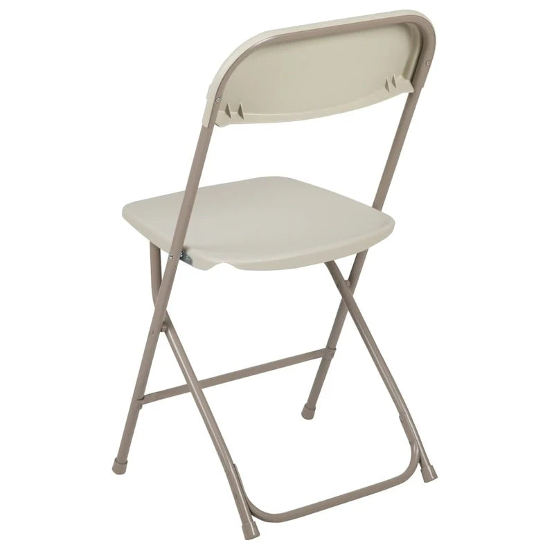 Chaise pliante en plastique – Lot de 10 – Capacité de poids de 295 kg – Chaise d'événement