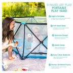 Parc pour bébé portable intérieur et extérieur Regalo My Play Deluxe Extra Large - Bleu sarcelle