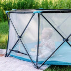 Parc pour bébé portable intérieur et extérieur Regalo My Play Deluxe Extra Large - Bleu sarcelle