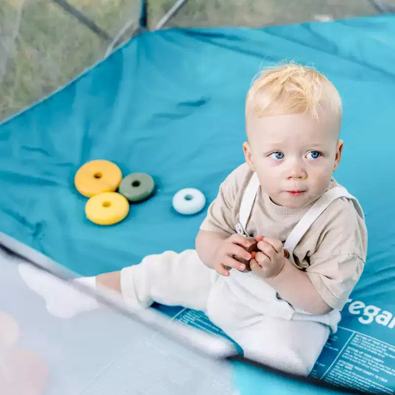 Parc pour bébé portable intérieur et extérieur Regalo My Play Deluxe Extra Large - Bleu sarcelle