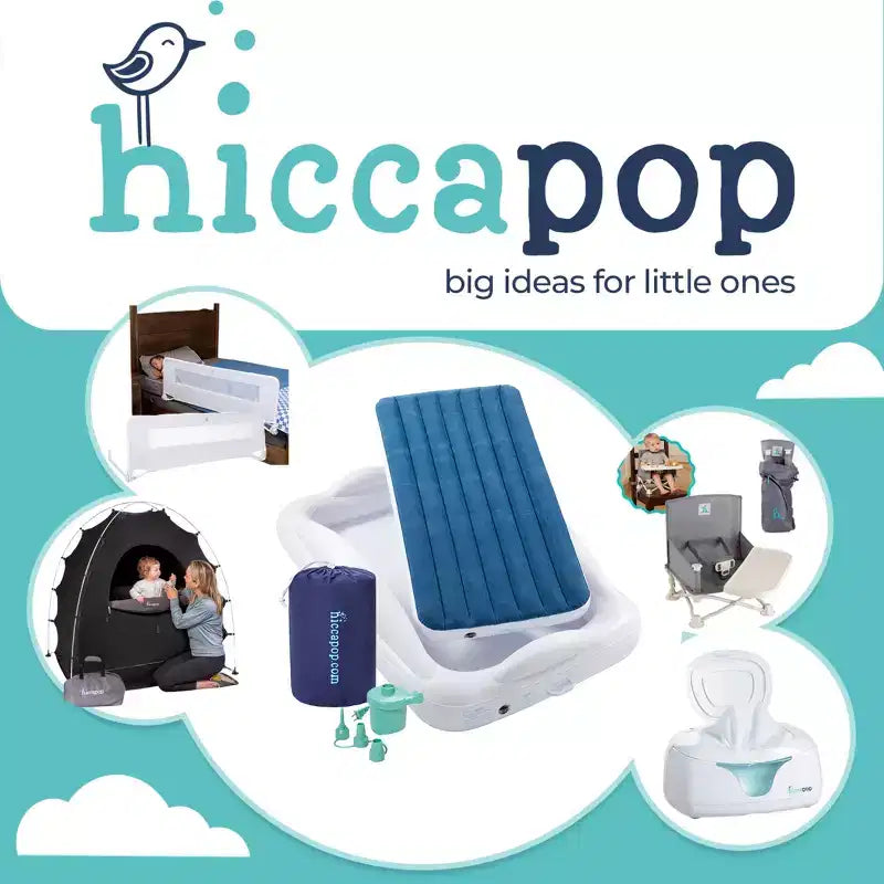 Lit Gonflable pour Enfant Hiccapop - Gris