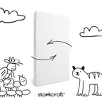 Matelas de lit de bébé et de tout-petit double face Storkcraft 6 po résistant à l'eau évolutif : fermeté, housse en maille amovible, remplissage en fibre