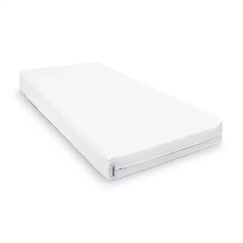 Matelas de lit de bébé et de tout-petit double face Storkcraft 6 po résistant à l'eau évolutif : fermeté, housse en maille amovible, remplissage en fibre