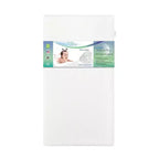 Matelas de berceau et de lit pour tout-petits Evolur Breath Flow Plus perméable à l'air : 2 étapes, sensation moelleuse, mousse haute densité, épaisseur de 15 cm