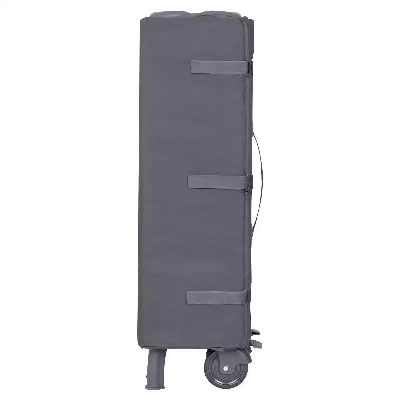 Baby Trend Lil Snooze Deluxe III Centre de puériculture et parc pour jumeaux - Gris douillet : Cadre en métal, Rembourrage en mousse, Capacité de 13,6 kg