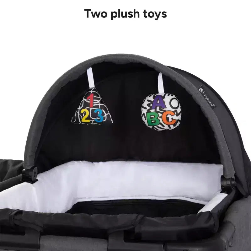 Centre de puériculture et parc de voyage Baby Trend Willow - Cosmic Black