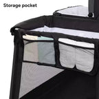 Centre de puériculture et parc de voyage Baby Trend Willow - Cosmic Black