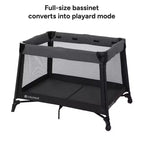 Centre de puériculture et parc de voyage Baby Trend Willow - Cosmic Black