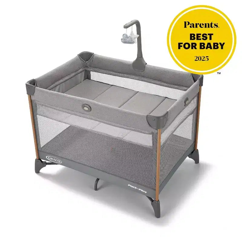 Parc pliant de voyage On the Go Zip DLX de Graco - Parker Gray