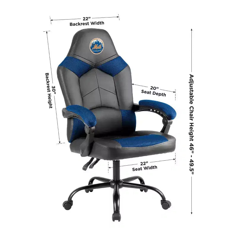 Fauteuil de bureau surdimensionné MLB New York Mets