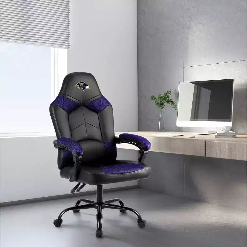 Fauteuil de bureau surdimensionné NFL Baltimore Ravens