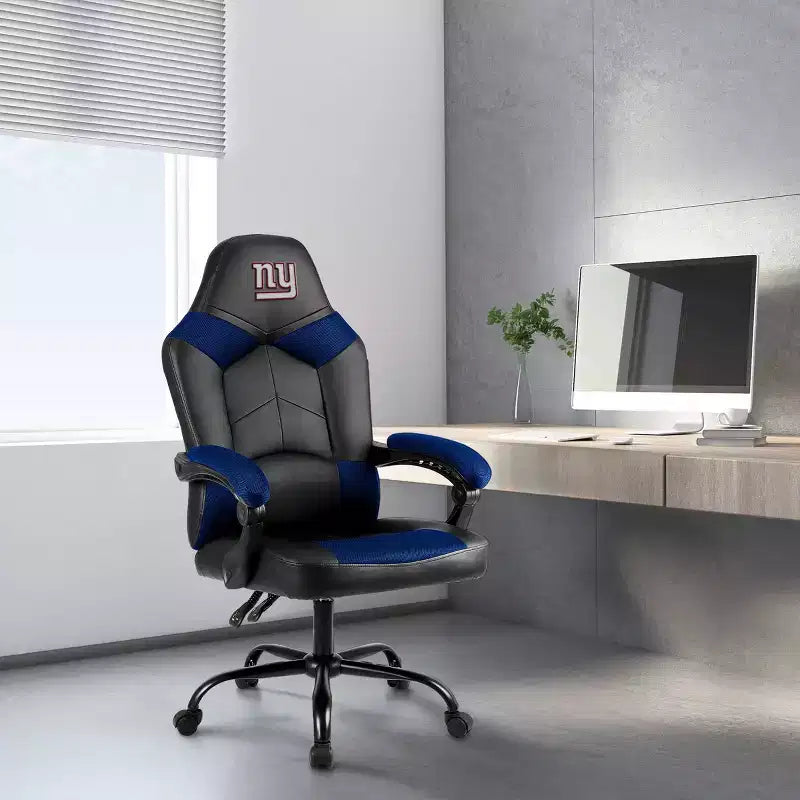 Chaise de bureau surdimensionnée NFL New York Giants