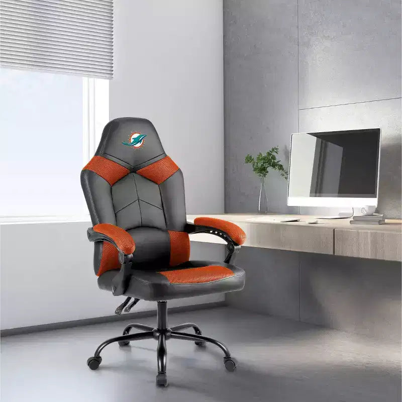 Fauteuil de bureau surdimensionné NFL Miami Dolphins