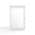 Crosley Lydia Wall Cabinet with Mirror Warm White