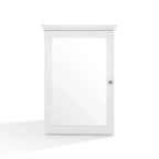 Crosley Lydia Wall Cabinet with Mirror Warm White