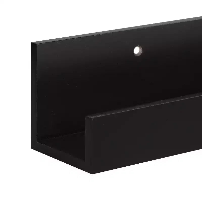 Lot de 2 étagères murales décoratives 24 x 3,3 po noires - Uniek