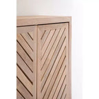 Kate & Laurel All Things Decor Mezzeta Armoire de salle de bain haute à 2 portes Naturel