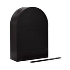 Kate & Laurel Tout sur la Décoration Armoire Murale Arcott Arch 21"x30" Noire