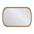 Miroir mural capsule Talma 24"X36" Kate & Laurel All Things Decor Brun rustique