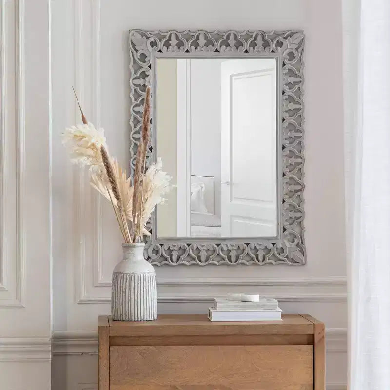 Miroir gris Calie Brewster 25 po