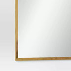 Miroir de manteau mural décoratif doré 20"x30" - Threshold™