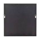 Miroir mural carré Howard Elliott 20"x20" : Cadre en feuille d'argent champagne, style Art déco, à fixer au mur