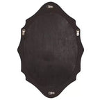 Miroir mural ovale en bois encadré Howard Elliott 27"x19" Bronze
