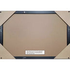 Miroir mural Villa en bois 42"x30", cadre bronze huilé, décor moderne - Amanti Art