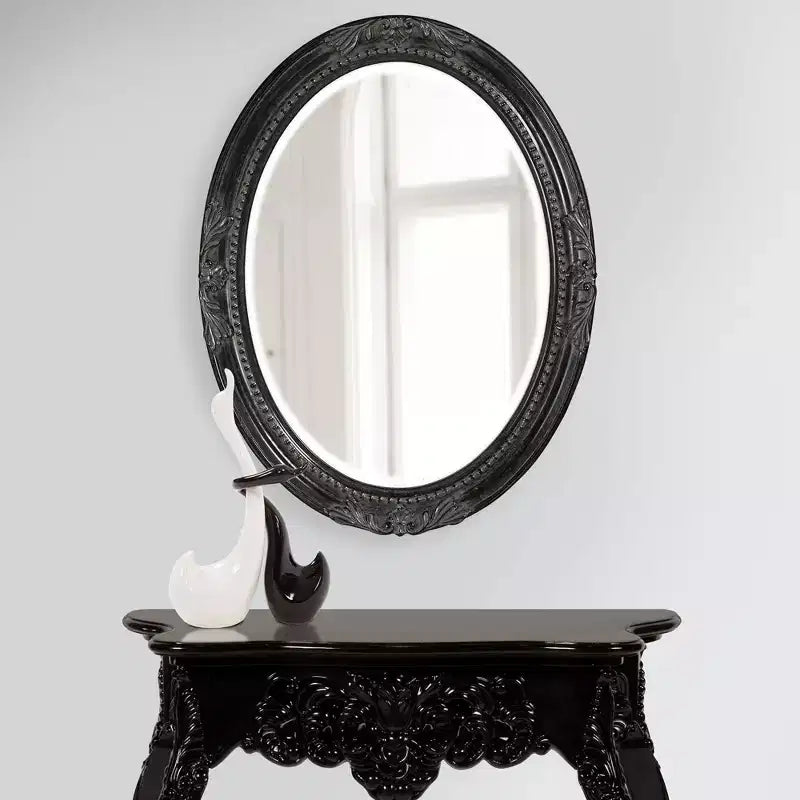 Miroir mural rectangulaire pleine longueur Howard Elliott 72,5"x24" avec cadre en fer, argent : style moderne, aucun assemblage requis, fixation murale
