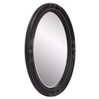 Miroir mural rectangulaire pleine longueur Howard Elliott 72,5"x24" avec cadre en fer, argent : style moderne, aucun assemblage requis, fixation murale