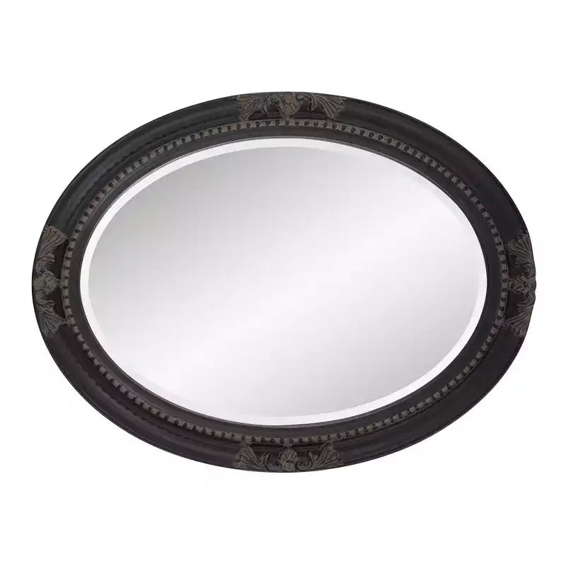 Miroir mural rectangulaire pleine longueur Howard Elliott 72,5"x24" avec cadre en fer, argent : style moderne, aucun assemblage requis, fixation murale