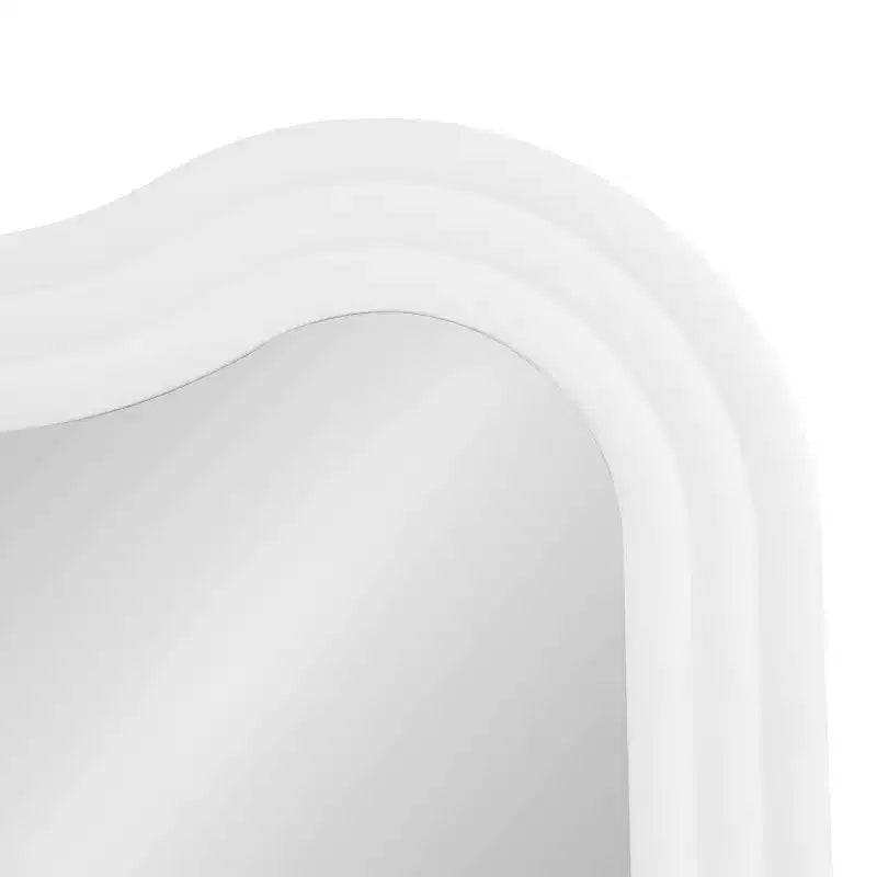 Kate & Laurel All Things Decor Miroir mural ondulé Fripp 61x102 cm Bois Blanc