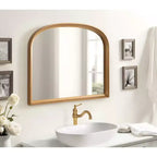 Kate & Laurel All Things Decor Hatherleigh Miroir mural doré en forme d'arche de 86,4 x 71,1 cm