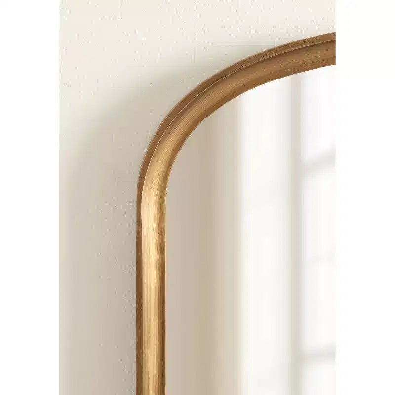 Kate & Laurel All Things Decor Hatherleigh Miroir mural doré en forme d'arche de 86,4 x 71,1 cm