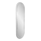 Miroir mural rectangulaire Howard Elliott 45,5"x30,75" avec cadre en bois gris fumé miroir : design moderne, aucun assemblage requis