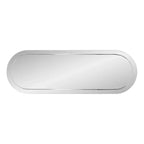 Miroir mural rectangulaire Howard Elliott 45,5"x30,75" avec cadre en bois gris fumé miroir : design moderne, aucun assemblage requis
