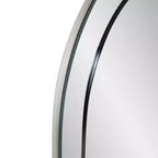 Miroir mural rectangulaire Howard Elliott 45,5"x30,75" avec cadre en bois gris fumé miroir : design moderne, aucun assemblage requis