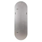 Miroir mural rectangulaire Howard Elliott 45,5"x30,75" avec cadre en bois gris fumé miroir : design moderne, aucun assemblage requis