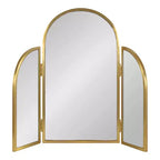 Miroir arche trépied Amoli 71x71cm Or - Kate & Laurel All Things Decor : style moderne, montage mural, aucun assemblage requis